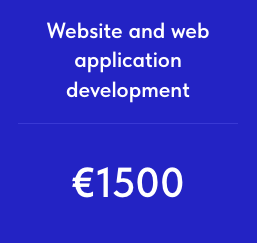 Website and web application development